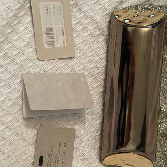 Jimmy Choo Carlie Champagne Clutch - Picture 5 of 8